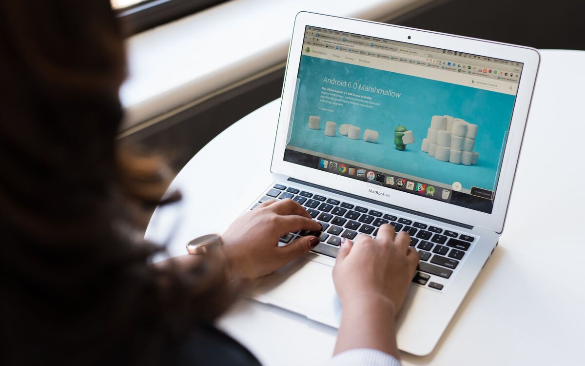 Endereço de um site aberto no navegador