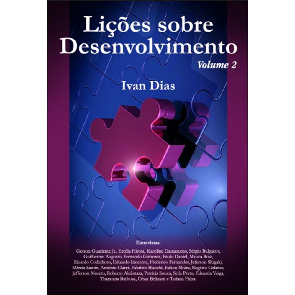 LIÇÕES SOBRE DESENVOLVIMENTO - VOL. 2
