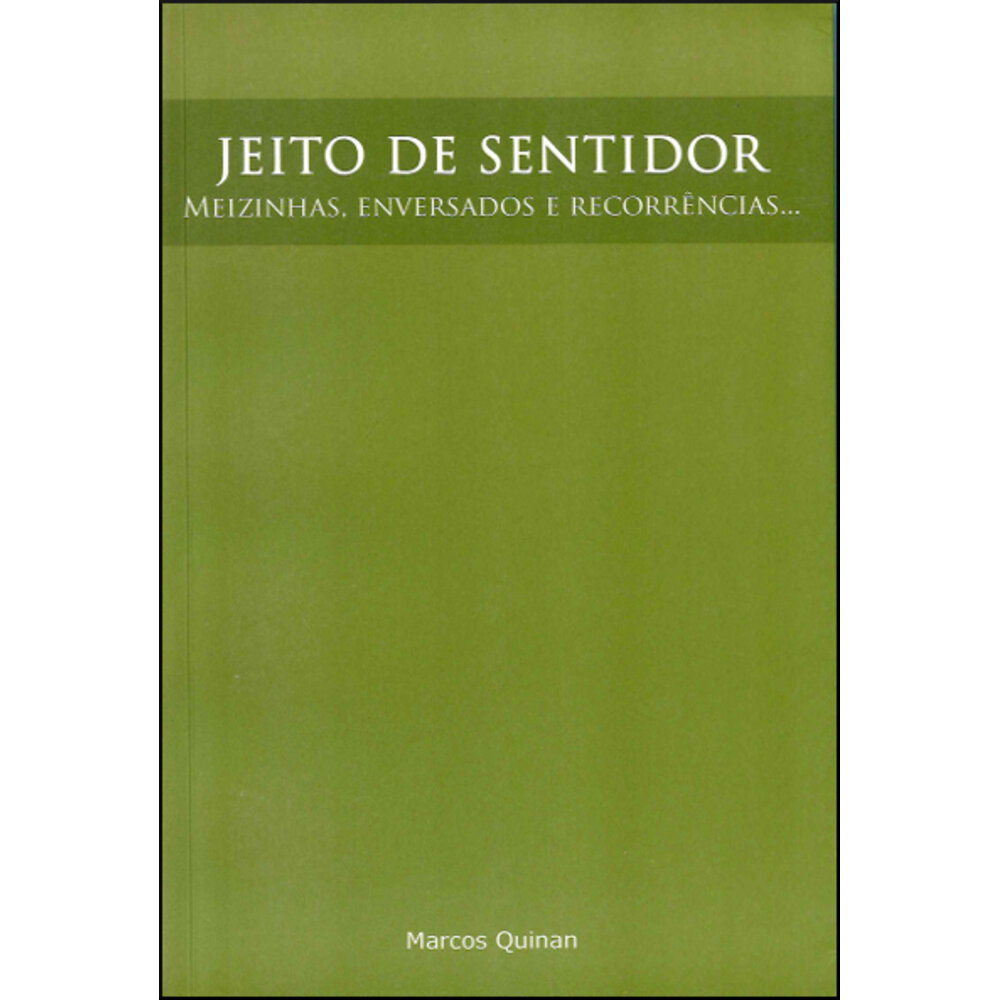 JEITO DE SENTIDOR